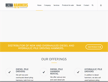 Tablet Screenshot of hera-hammers.com